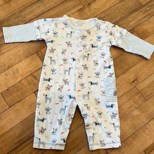 Kissy Kissy 3-6 month 100% Pima Cotton dog romper